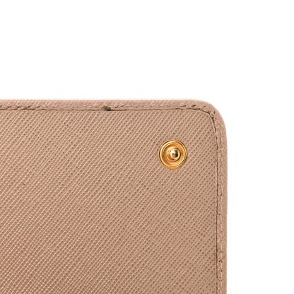 Prada Saffiano Metal Large Chain Wallet Cammeo 11 of 12
