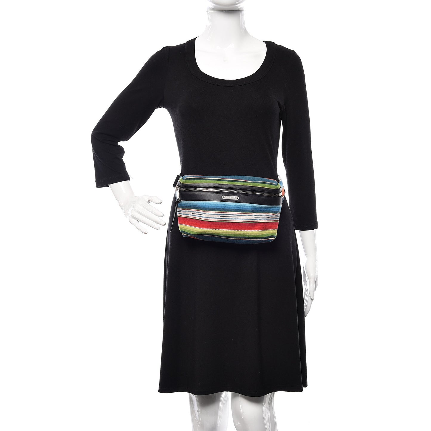 Wool Mexican Jacquard City Belt Bag Multicolor