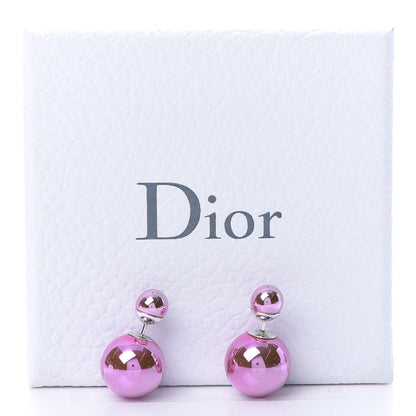 Christian Dior Pearl Mise En Dior Tribal Earrings Pink 5 of 5