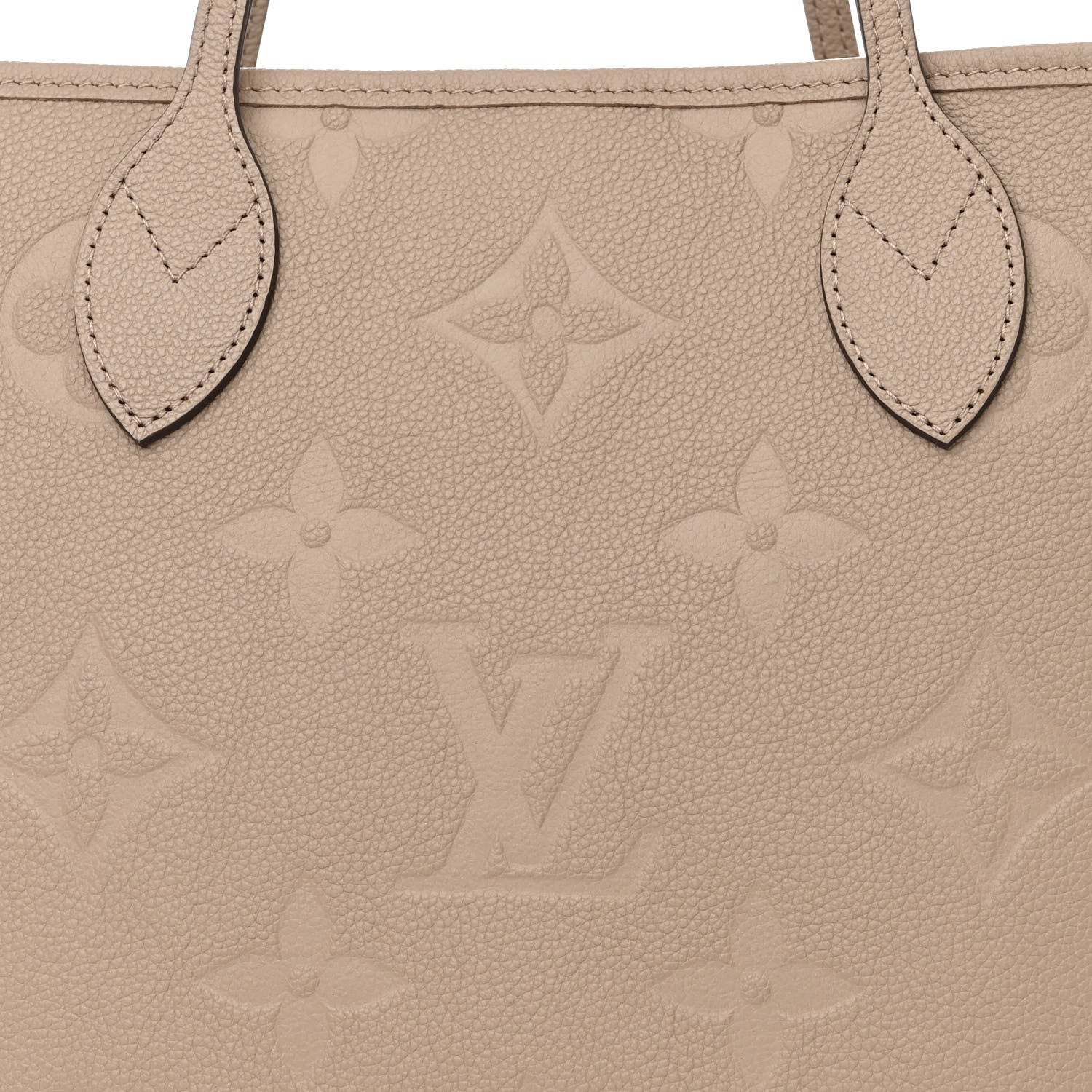 Louis Vuitton Empreinte Monogram Giant Neverfull MM Tourterelle 9 of 11