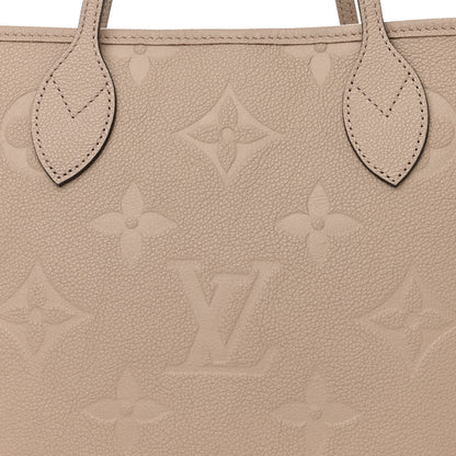 Louis Vuitton Empreinte Monogram Giant Neverfull MM Tourterelle 9 of 11