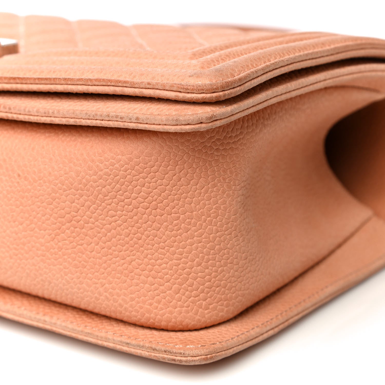 Chanel Iridescent Caviar Quilted Medium Boy Flap Beige 11 of 13