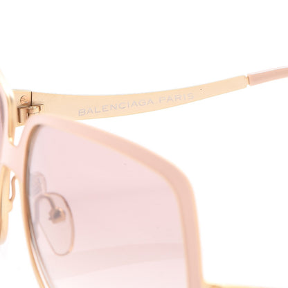 Balenciaga Oversized Sunglasses Gold 5 of 8