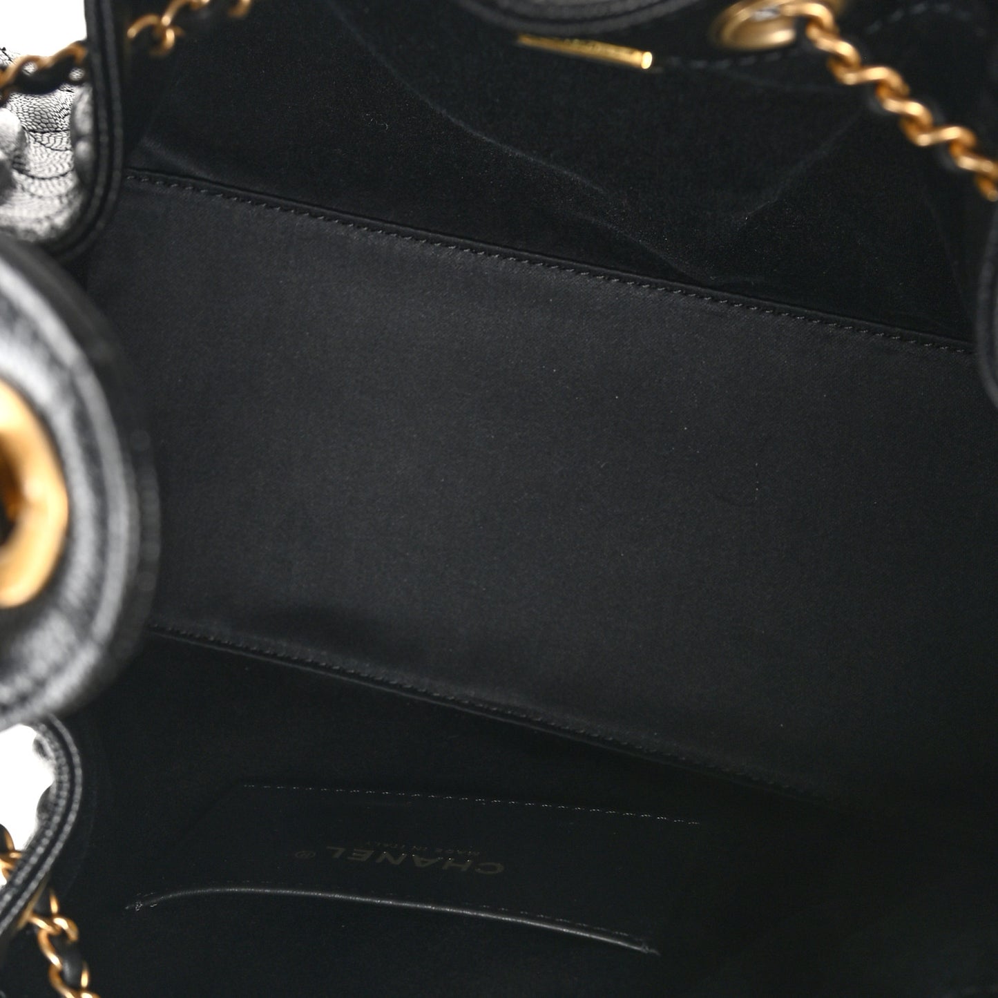 Caviar Quilted Small Chanel 25 Handbag Black