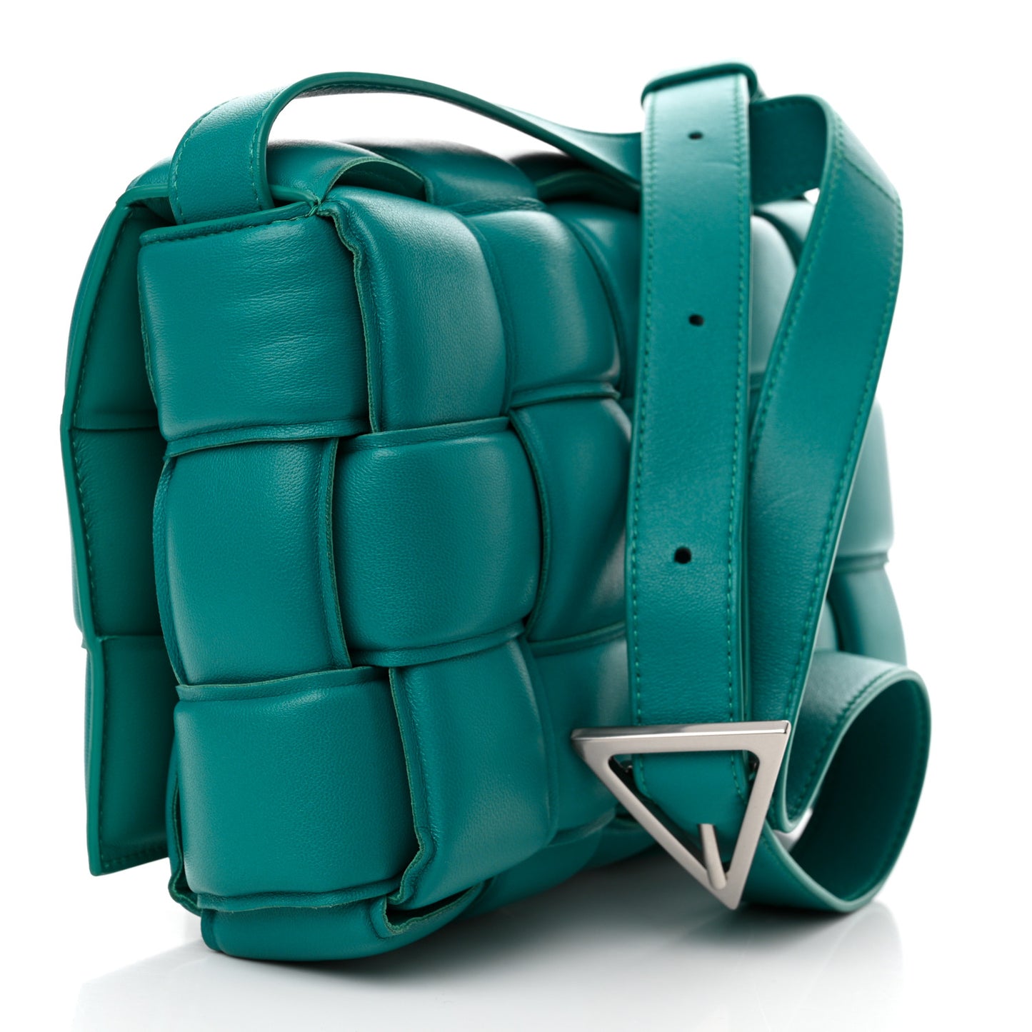 Nappa Maxi Intrecciato Padded Cassette Crossbody Bag Blaster