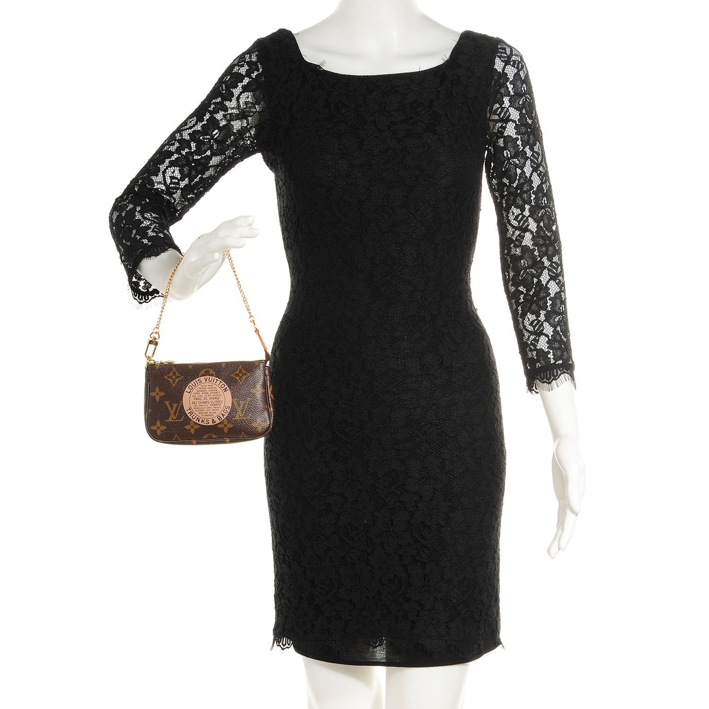 Monogram Complice Trunks and Bags Mini Pochette Accessories Beige