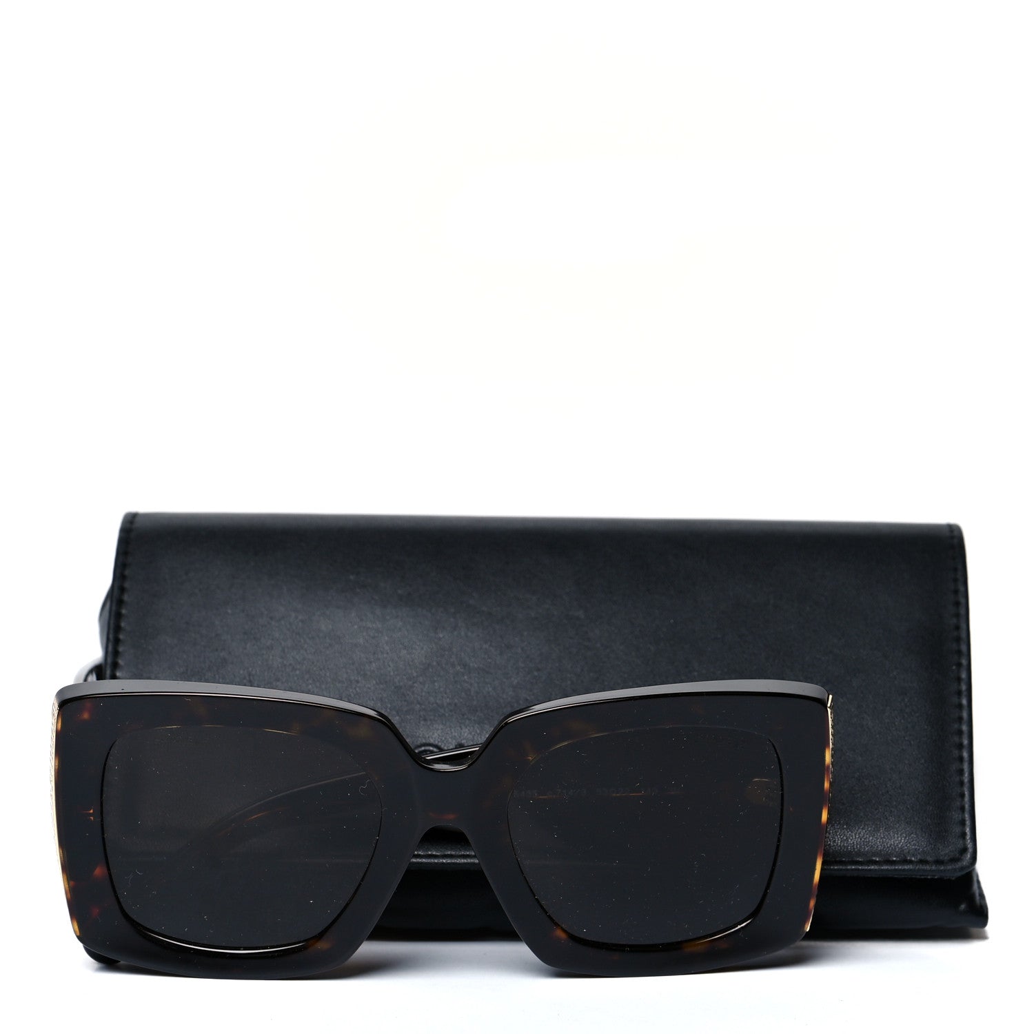 Chanel Acetate Rectangle Sunglasses 5435 Tortoise 8 of 8