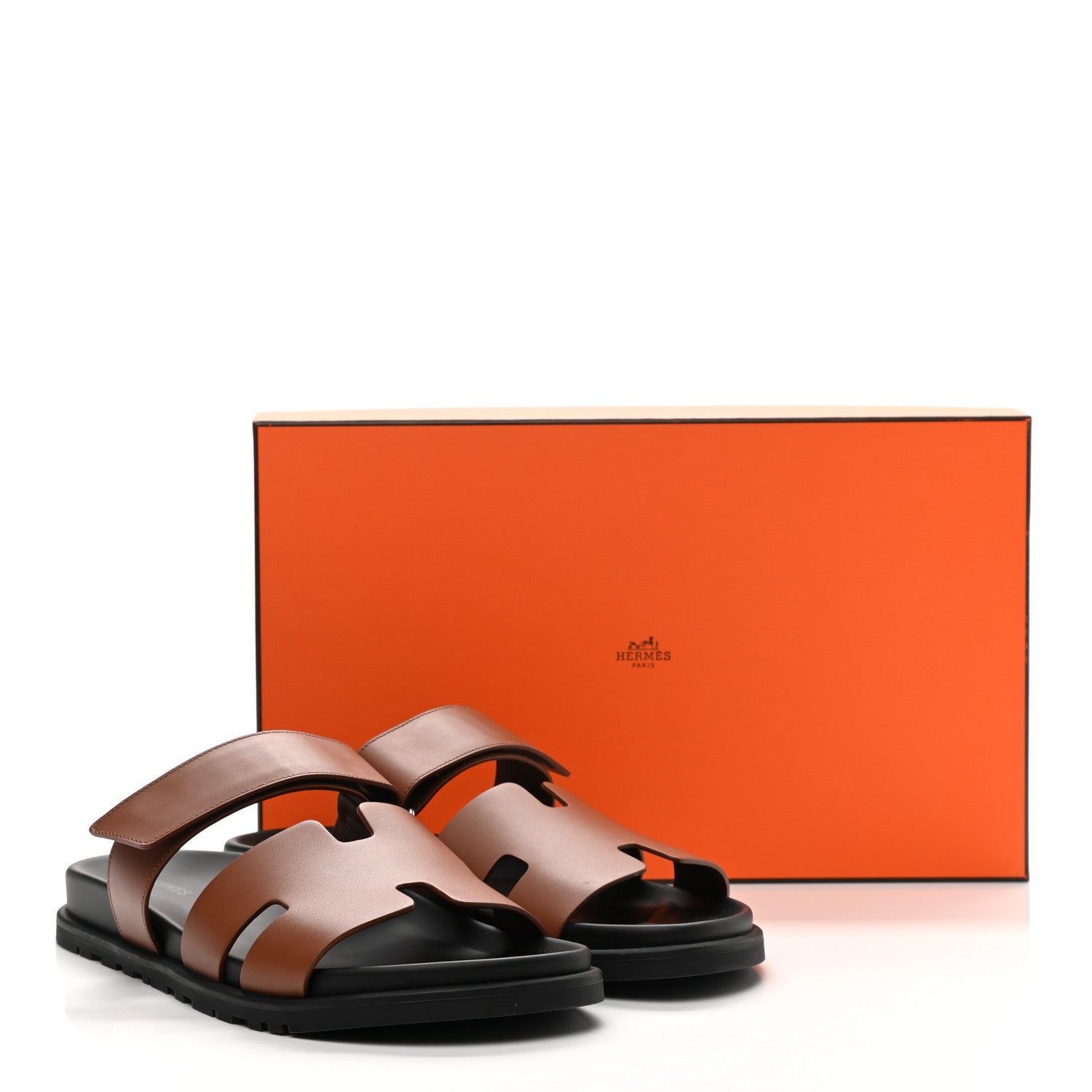Hermes Calfskin Mens Chypre Sandals 43 Naturel 9 of 9