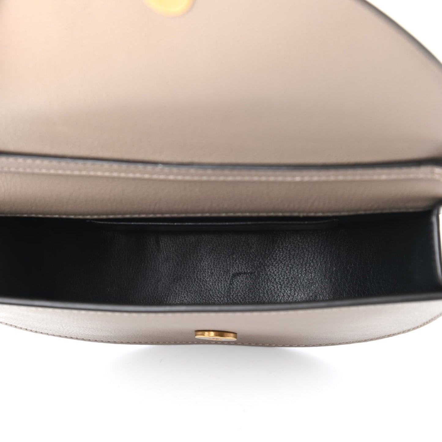 Calfskin Small Nile Bracelet Minaudiere Bag Motty Grey
