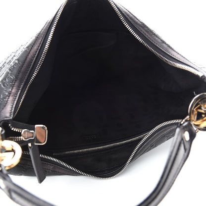 Gucci Guccissima Large GG Twins Hobo Black 5 of 10