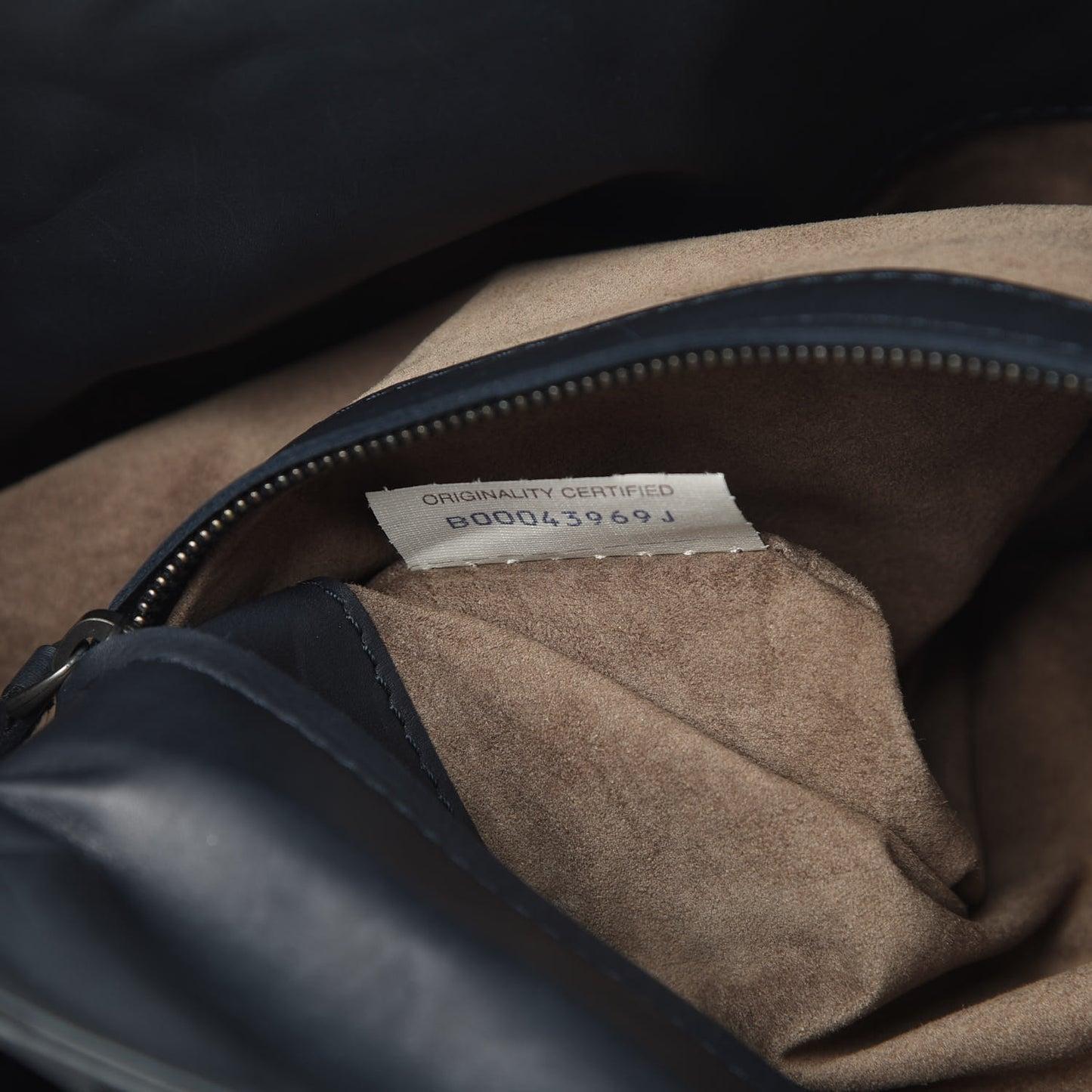 Calfskin Intrecciato Diamond Tote Ardoise