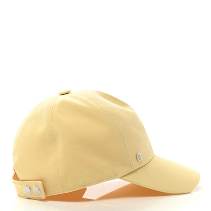 Hermes Cotton Canvas Tess Hat 56 Jaune Sable 5 of 8