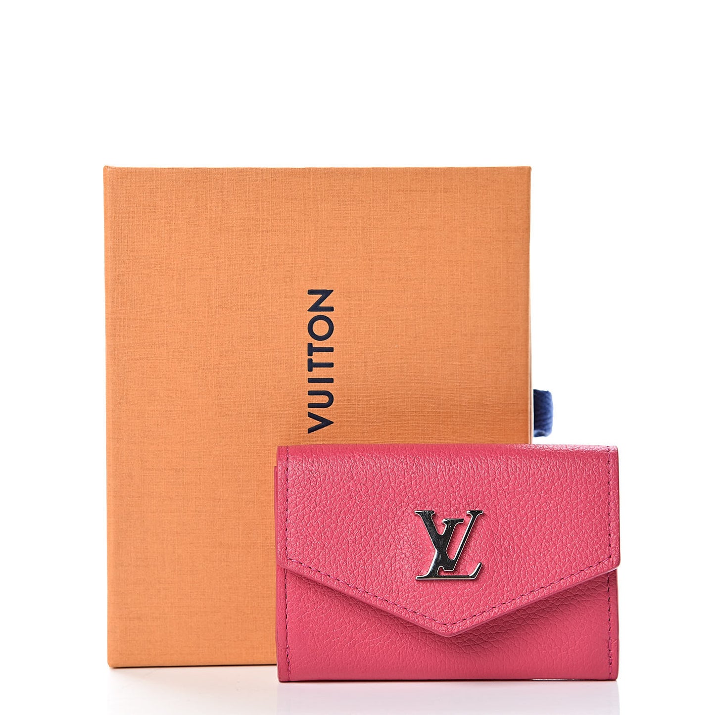 Calfskin Lockmini Wallet Hot Pink