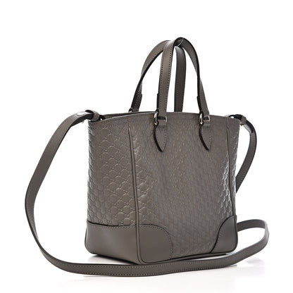 Gucci Microguccissima Small Bree Tote Graphite 3 of 10