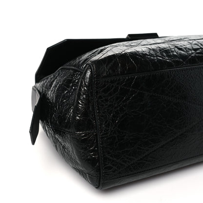 Givenchy Creased Patent Calfskin Medium ID Flap Black 8 of 9