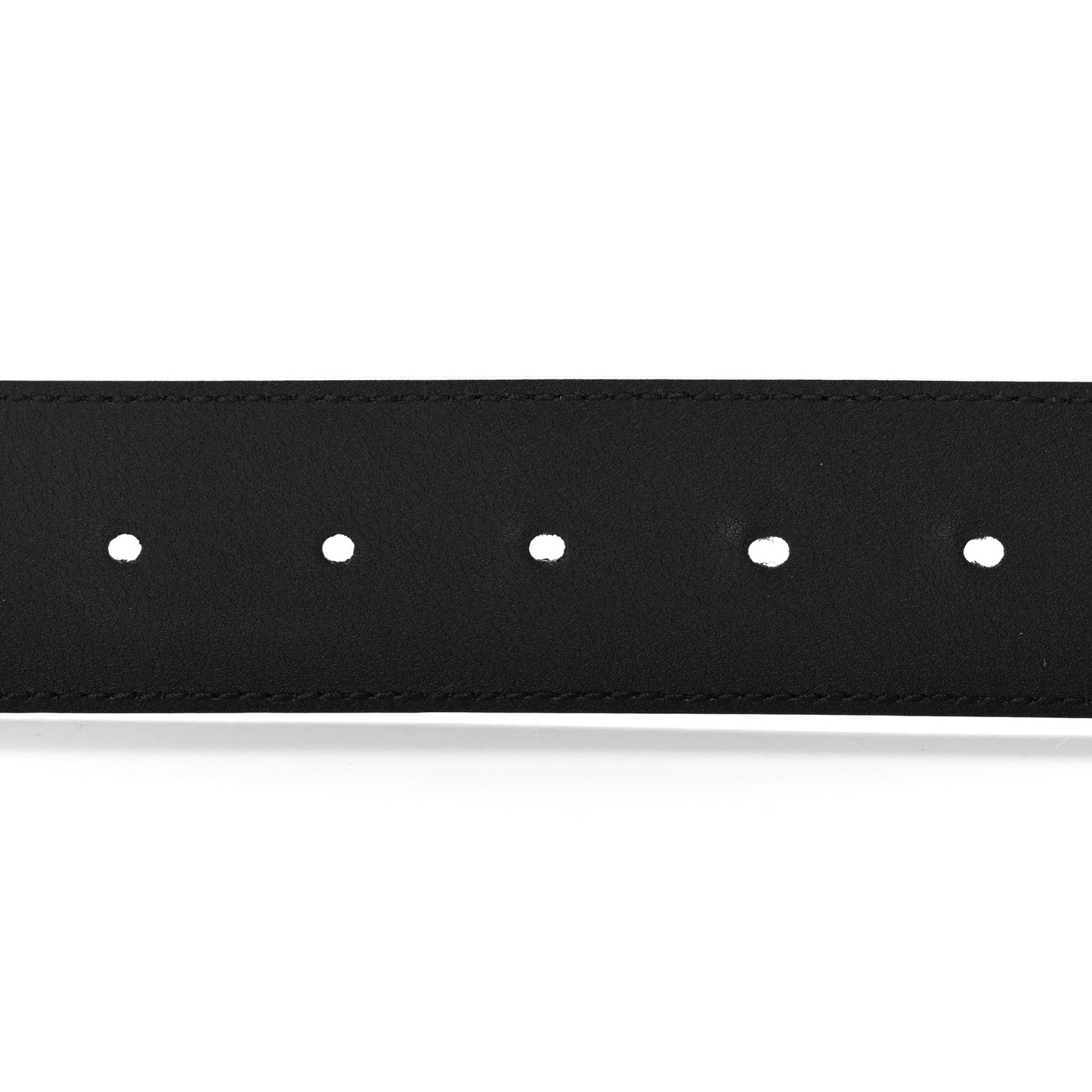 Moon Calfskin Scales Double G 40mm Belt 80 32 Black