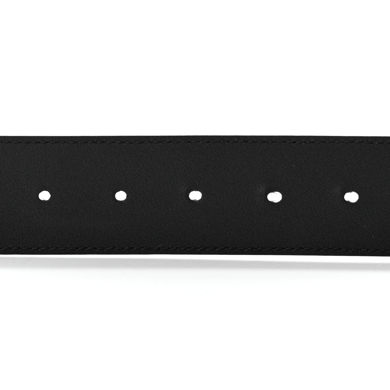 Gucci Moon Calfskin Scales Double G 40mm Belt 80 32 Black 4 of 7