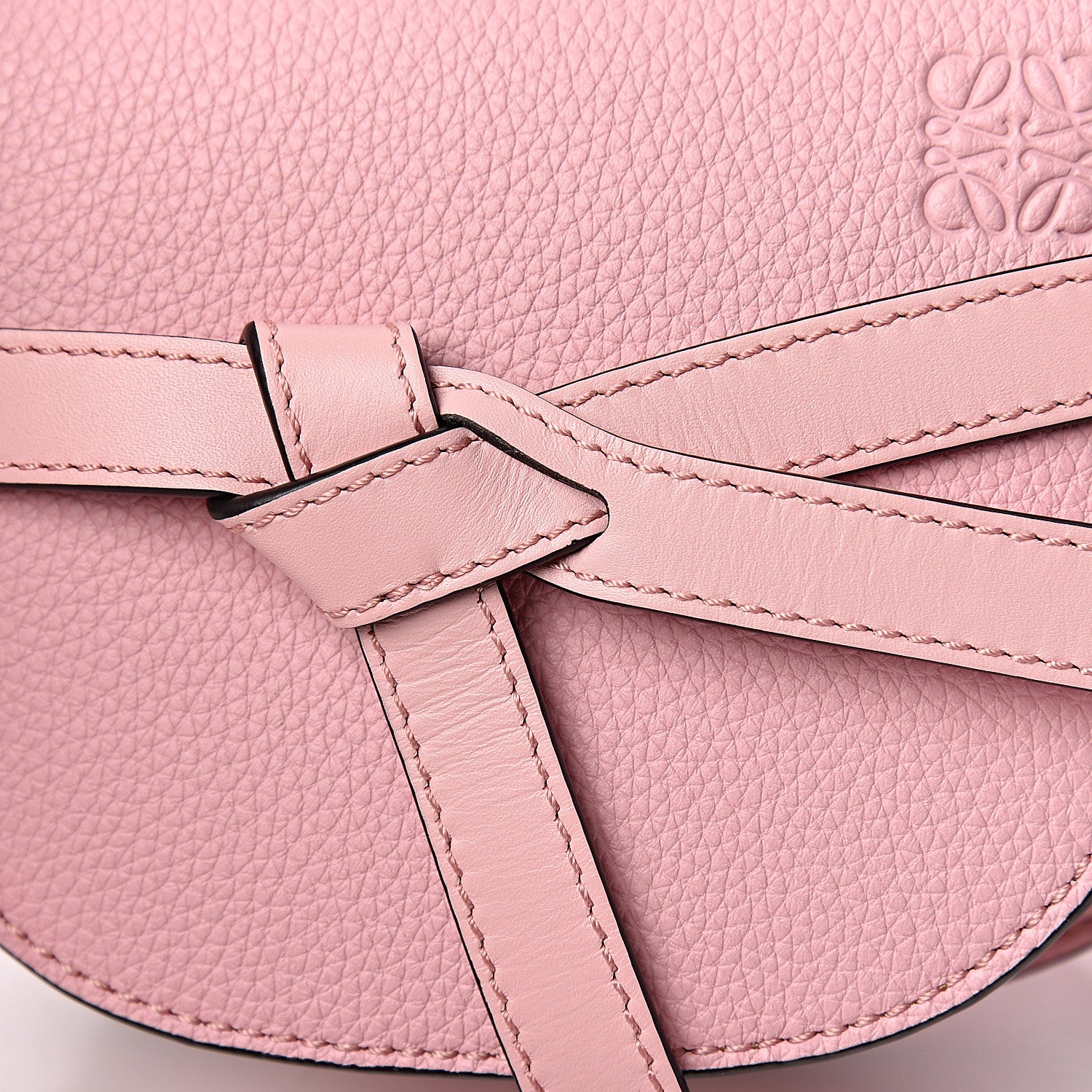 Loewe Grained Calfskin Mini Gate Crossbody Bag Pastel Pink 10 of 11