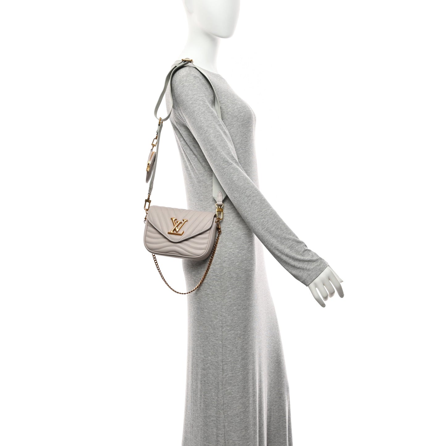 Calfskin New Wave Multi Pochette Brume