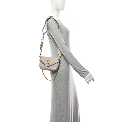 Louis Vuitton Calfskin New Wave Multi Pochette Brume 2 of 9