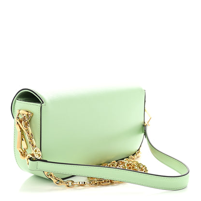 Gucci Azalea Calfskin Small Horsebit 1955 Chain Shoulder Bag Light Green 3 of 10