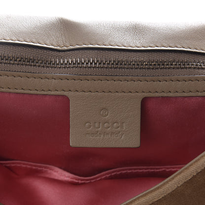 Gucci Velvet Matelasse Medium GG Marmont Shoulder Bag Taupe 7 of 13