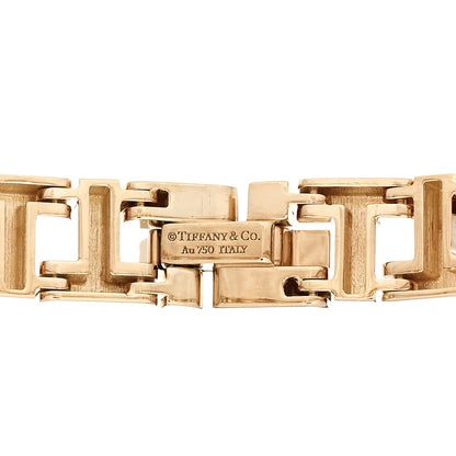 Tiffany 18K Yellow Gold Narrow T True Bracelet 4 of 4