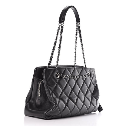 Chanel Caviar Quilted CC Timeless Tote Black 3 of 15