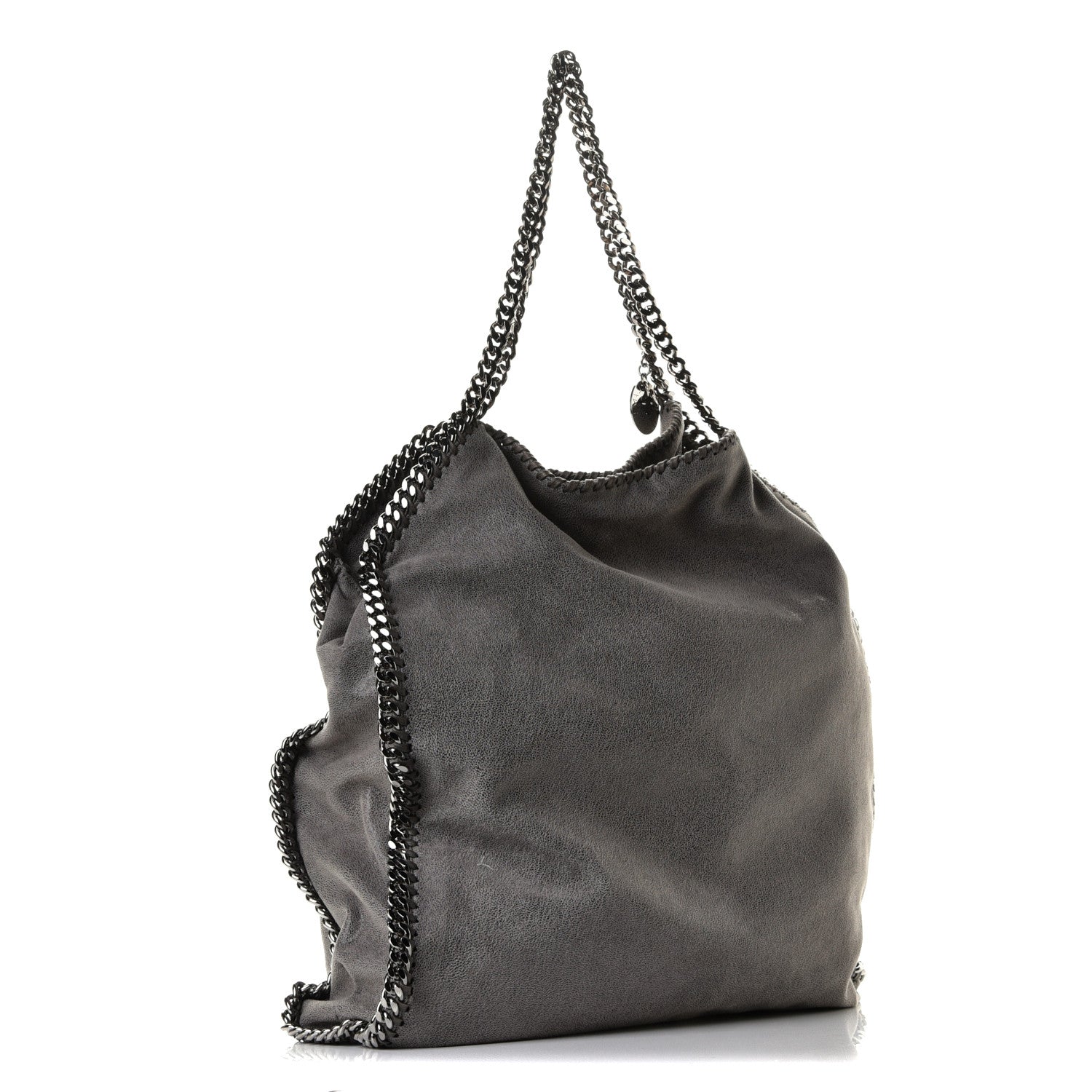 Stella McCartney Shaggy Deer Big Falabella Tote Grey 3 of 6