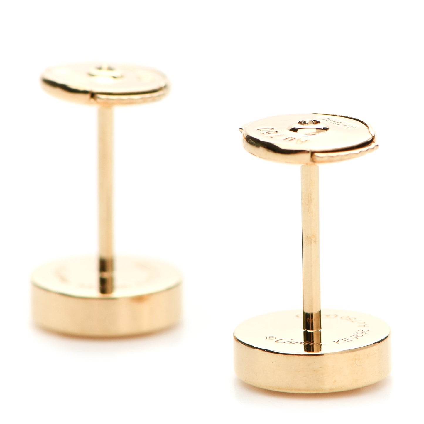 18K Yellow Gold LOVE Earrings