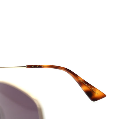 Gucci Metal Square Frame Sunglasses GG0415SK Gold 5 of 8