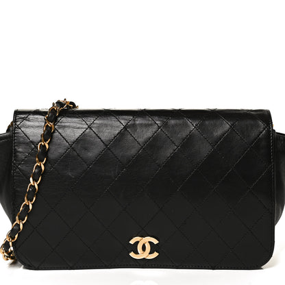 Chanel Lambskin Quilted Small Single Flap Black 7 of 11