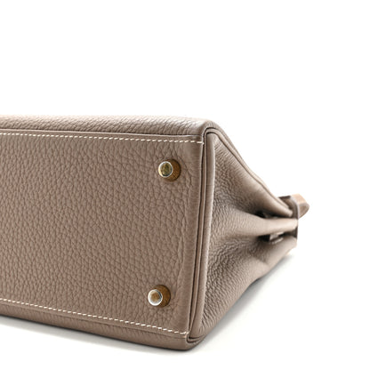 Hermes Togo Kelly Retourne 28 Etoupe 9 of 10