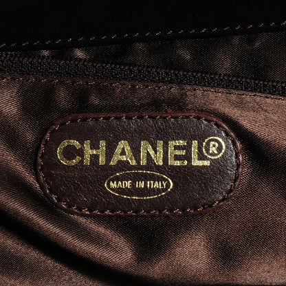 Chanel Suede Shoulder Bag Dark Brown 6 of 8