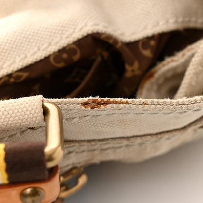 Louis Vuitton Toile Globe Shopper Cabas GM Blue 11 of 11