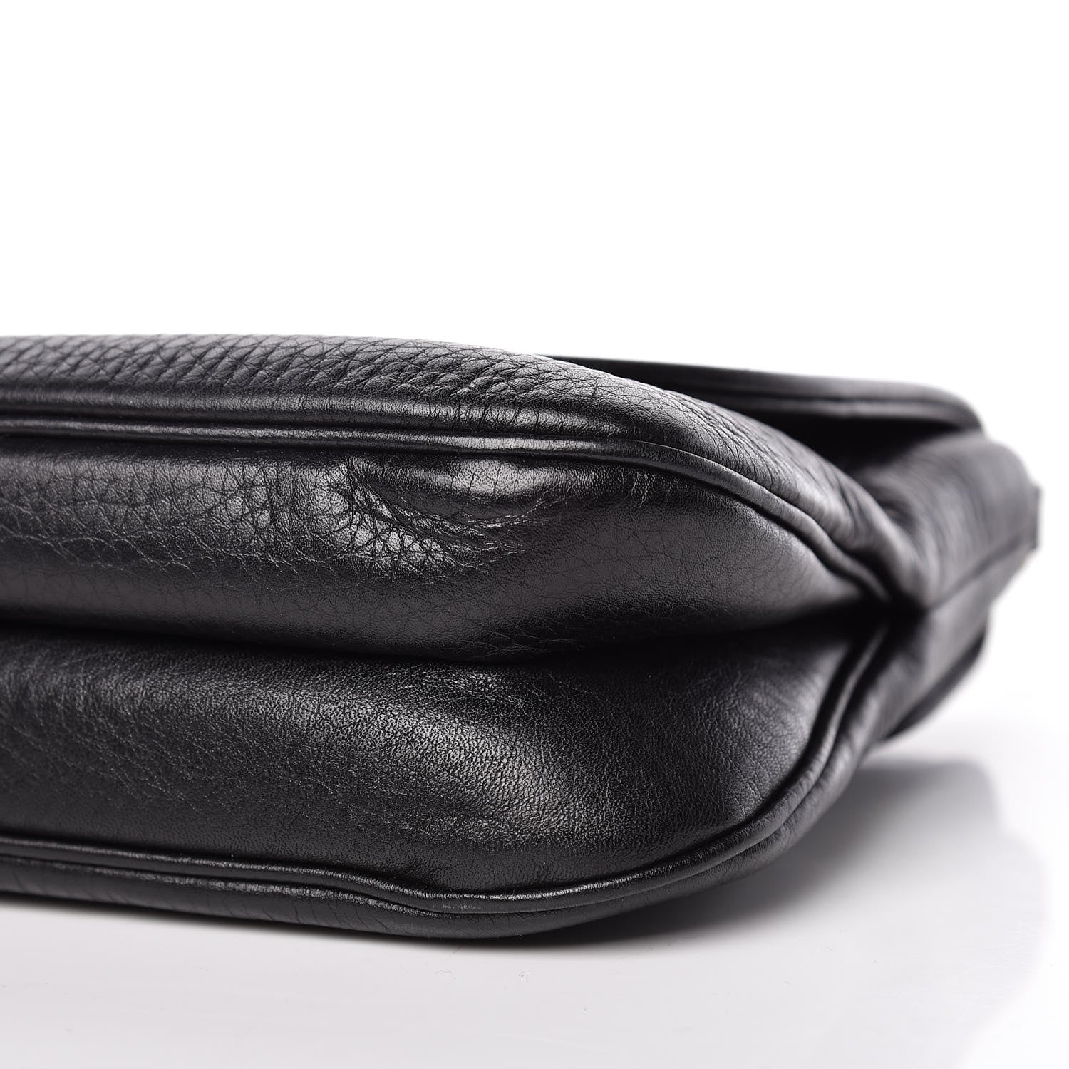 Gucci Calfskin Medium 1973 Chain Shoulder Bag Black 9 of 9