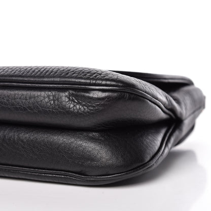 Gucci Calfskin Medium 1973 Chain Shoulder Bag Black 9 of 9