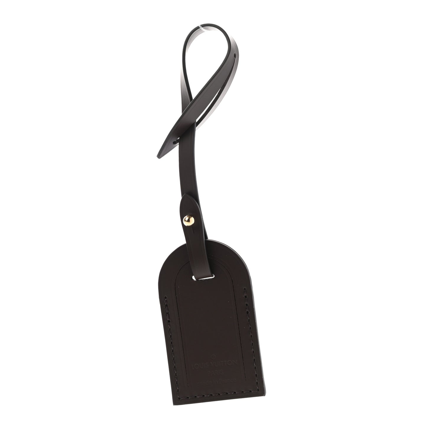 Calfskin Small Luggage Tag Ebene