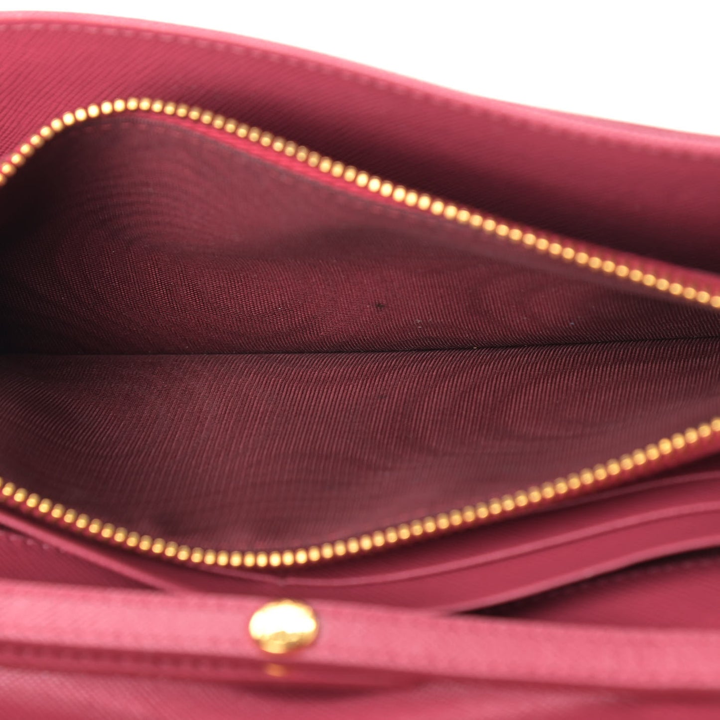 Saffiano Metal Oro Chain Wallet Ibisco