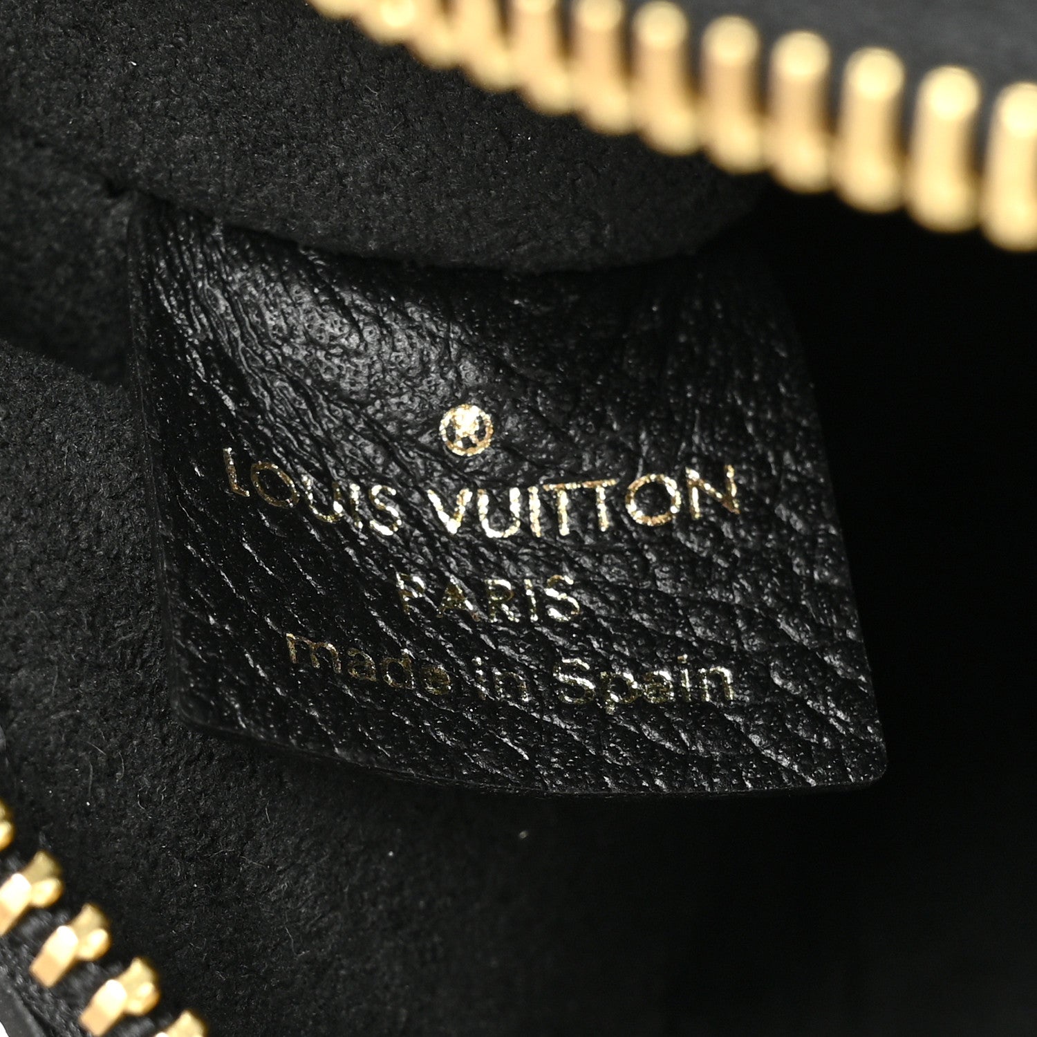 Louis Vuitton Empreinte Monogram Giant Neverfull MM Pochette Black Beige 6 of 8
