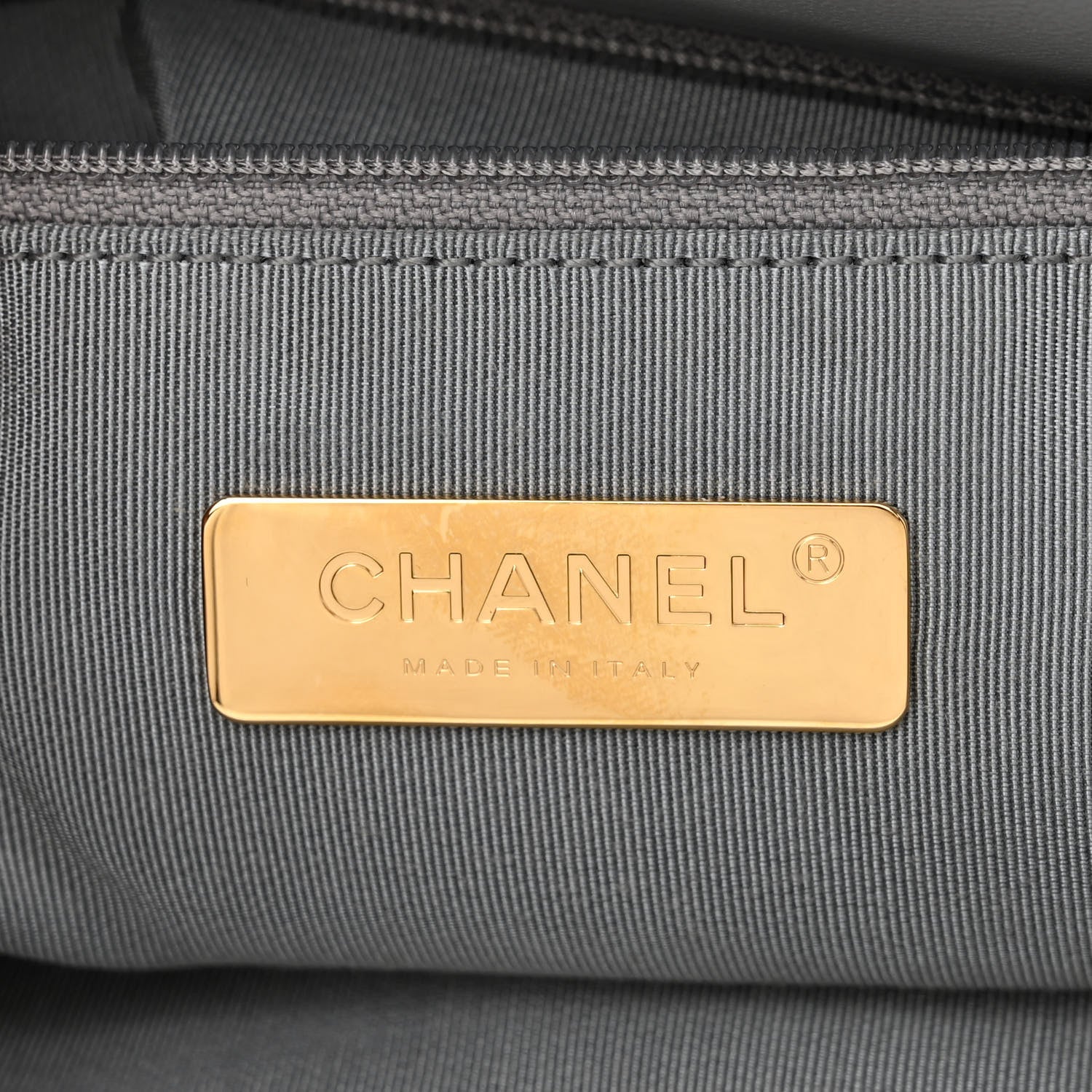 Chanel Lambskin Quilted Large Chanel 19 Flap Grey 6 of 12
