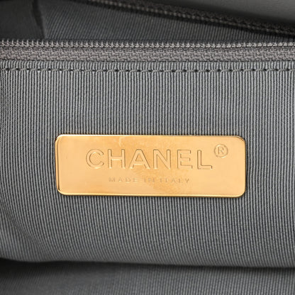 Chanel Lambskin Quilted Large Chanel 19 Flap Grey 6 of 12