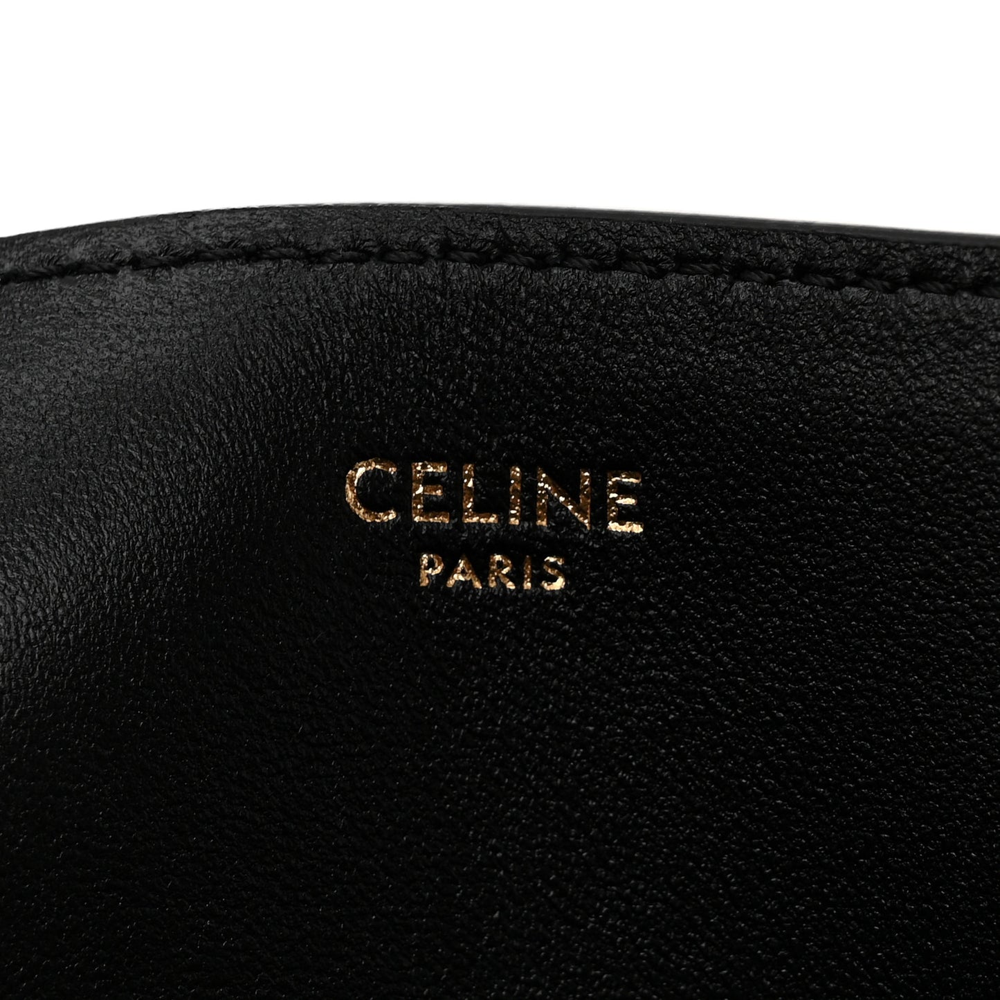 Smooth Calfskin Triomphe Medium Louise Bag Black