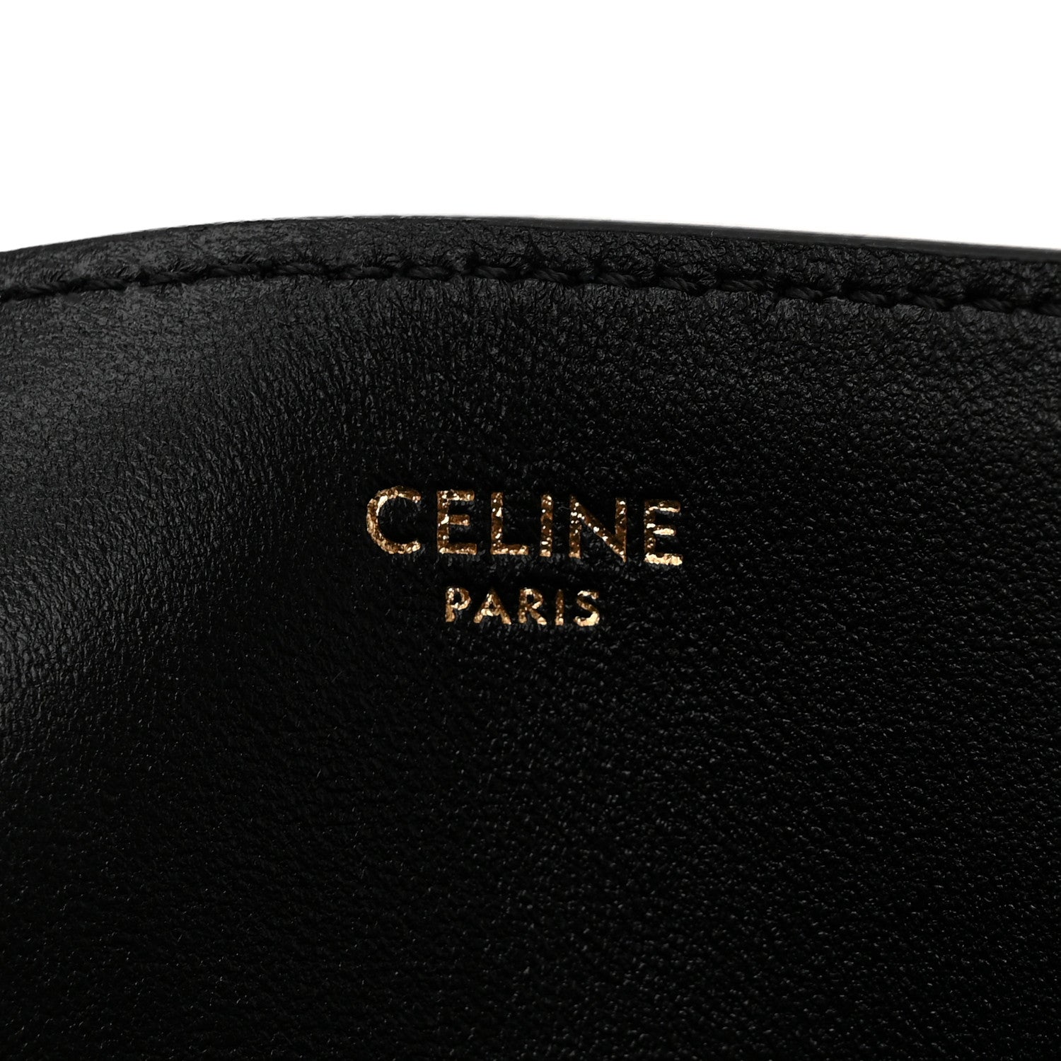 Celine Smooth Calfskin Triomphe Medium Louise Bag Black 7 of 10
