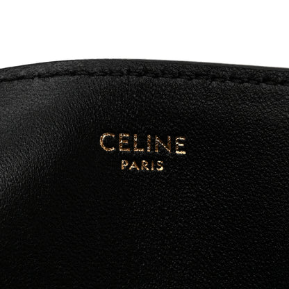 Celine Smooth Calfskin Triomphe Medium Louise Bag Black 7 of 10
