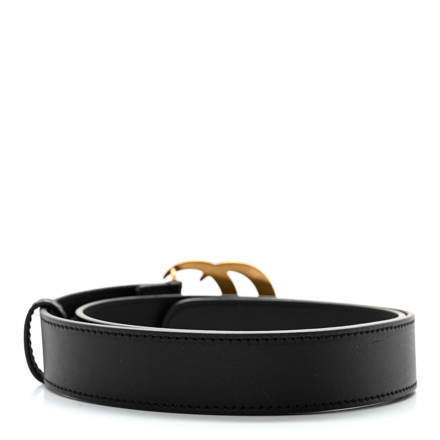 Gucci Calfskin Double G 30mm Belt 75 30 Black 2 of 6