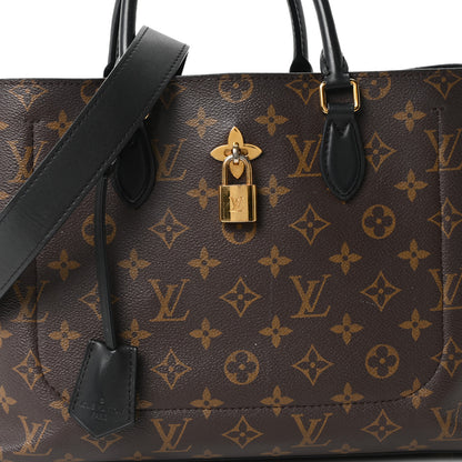 Louis Vuitton Monogram Flower Tote Black 7 of 9