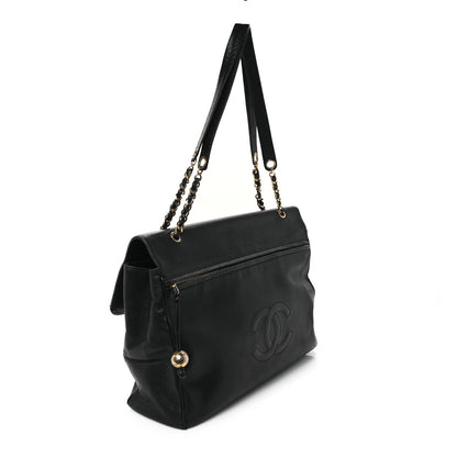 Chanel Caviar Flap XL Shoulder Bag Black 3 of 13