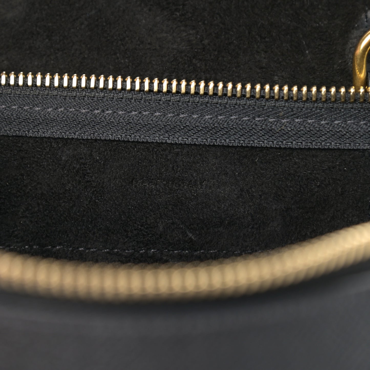 Grained Calfskin Nano Belt Bag Black