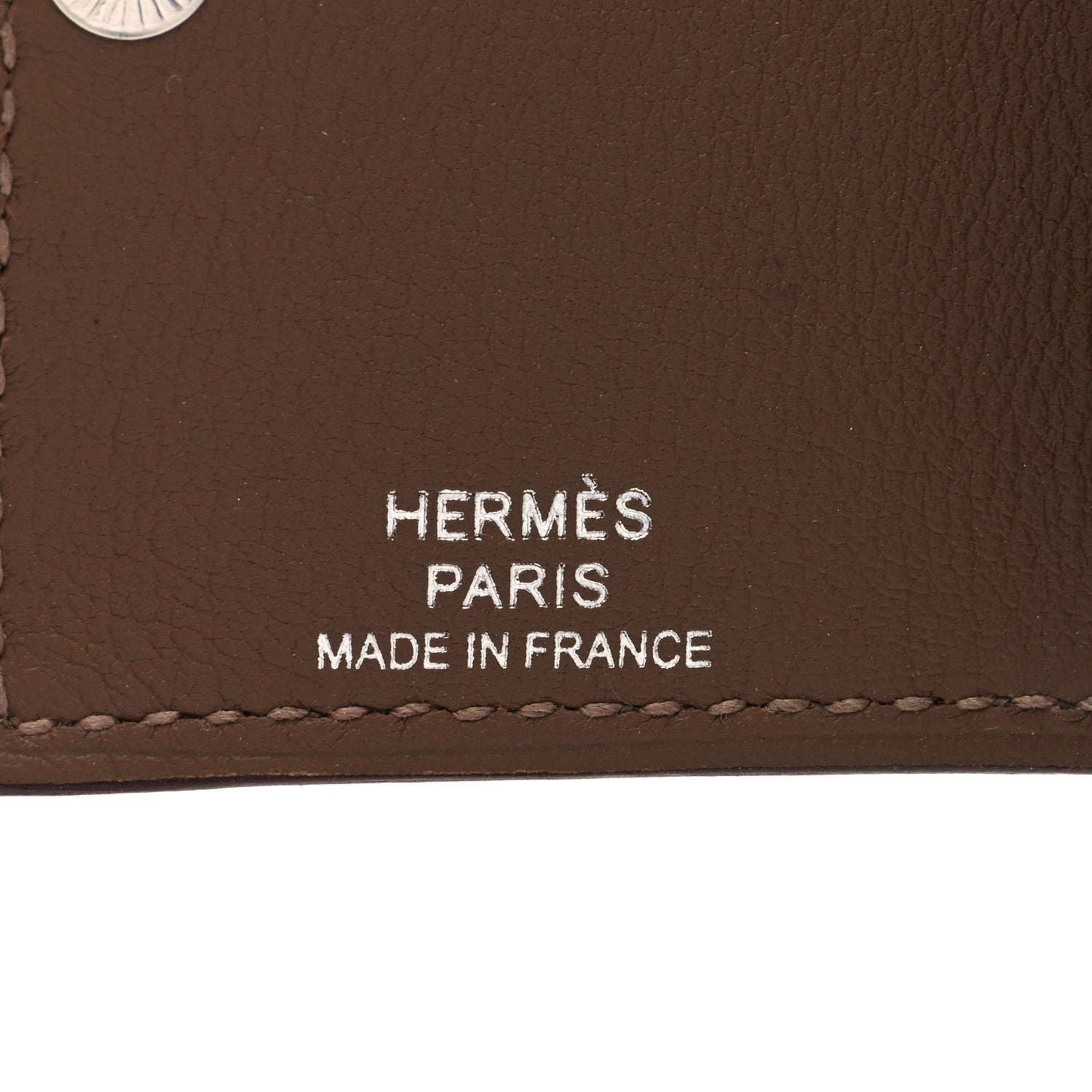 Hermes Togo Swift Ulysse Nano Bag Charm Etoupe Alezan 5 of 6